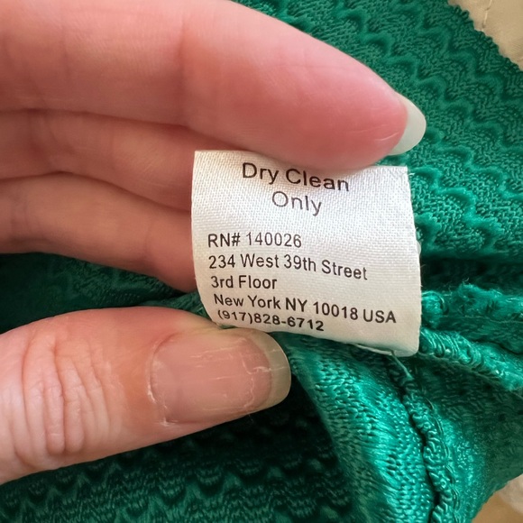 Devlin Kelly Green Textured BodyCon Dress size S - Picture 6 of 7